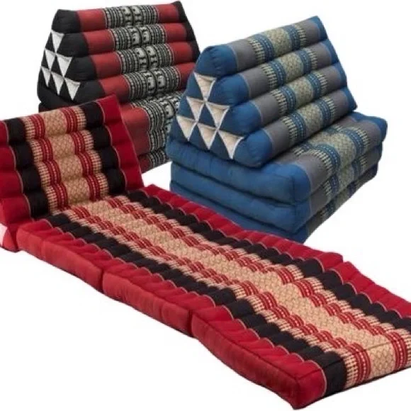 Three-Fold Thai Cushion - organic water-resistant - Picture 7 of 10